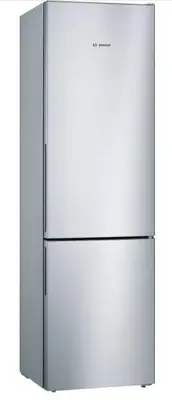 Combina frigorifica Bosch KGV39VLEAS, 343 L, Static, Clasa E, H 201 cm (Argintiu)