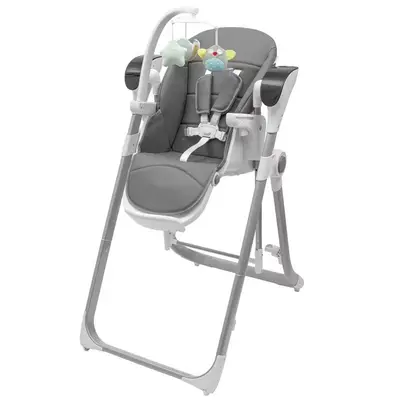 Scaun de masa 2 in 1, New Baby, Smart, Poate fi utilizat si ca leagan pentru copii, Cu telecomanda…