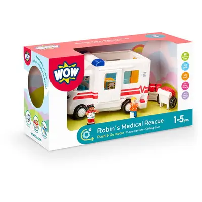 WOW Toys Jucarie pentru copii WOW Toys, Ambulanta, Robins Medical Rescue, 1-5 ani