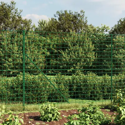 Gard plasa de sarma cu bordura, verde, 1,4x25 m