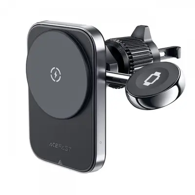 AceFast Incarcator Auto Wireless Acefast D18 2in1, 15W, 1.67A, Negru