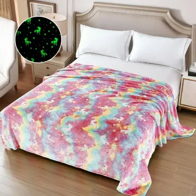 Patura Cocolino Pufoasa, Premium, cu Model Fluorescent, 200x230 cm – Confort si Eleganta de la…
