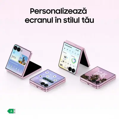 Telefon Mobil Samsung Galaxy Z Flip8, Procesor Exynos 2600, Ecran Foldable Dynamic LTPO AMOLED 2X…