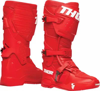 Cizme Atv Cross Thor Radial, culoare rosu, marime 40.5