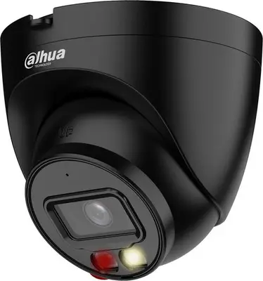 Camera de supraveghere Dahua IPC-HDW1639T-A-IL-0280B-S6-BLACK IP Dome, 6 MP, 2.8 mm, IR 30m…
