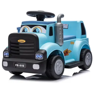 Camion electric multifunctional 2 in1 Lightning 33 pentru copii 18-36 luni, 30W 6V, culoare Light…