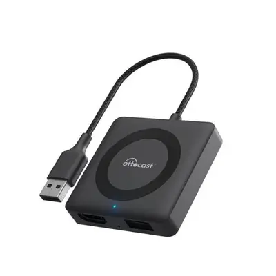 Adaptor Wireless CarPlay Ottocast Car TV Mate Pro, cu HDMI si Proiectie Multimedia (Negru)