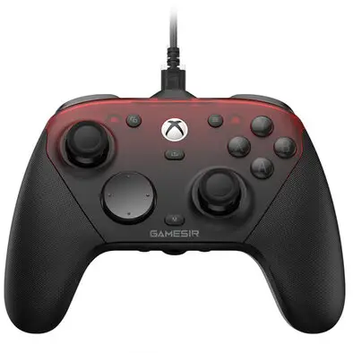 Controller G7 Pro BK TRI-MODE cu Fir / Bluetooth Baterie 1200mAh USB-C Negru/Rosu