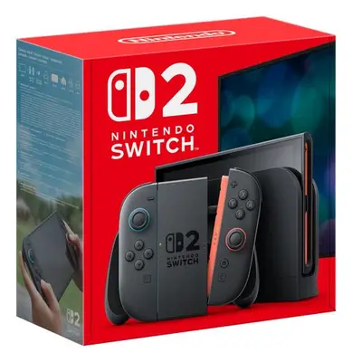 Consola Nintendo Switch 2, LCD HDR10 7.9inch, 256GB Flash, Wi-Fi, Bluetooth, Light Blue/Light Red…