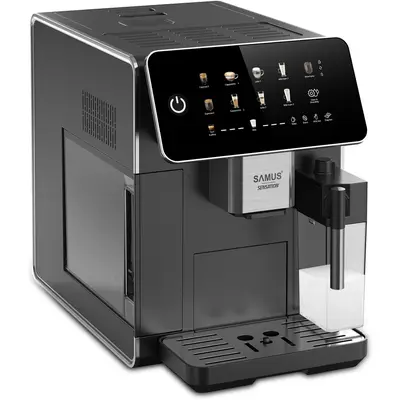 Samus Espressor Samus Sensation, 9 bauturi automate, 15 bari, Rasnita, 1350 W, Rezervor apa 1.5…