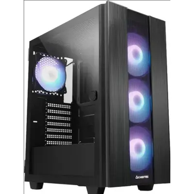 Chieftec Carcasa PC Chieftec GS-02B-OP Hunter 2, Middle Tower, Sticla temperata, Fara sursa, ARGB…