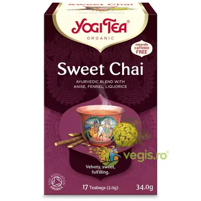 Ceai Sweet Chai Ecologic/Bio 17dz