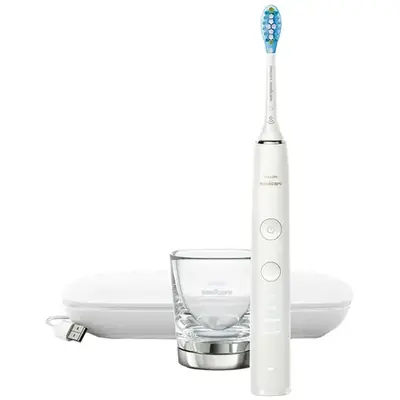 Periuta electrica sonica Philips Sonicare DiamondClean HX9911/27, 62000 miscari/minut, 4 moduri de…