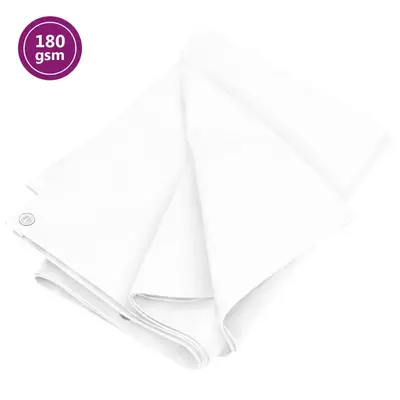 Prelata 180 g/m2, alb, 6x8 m, hdpe