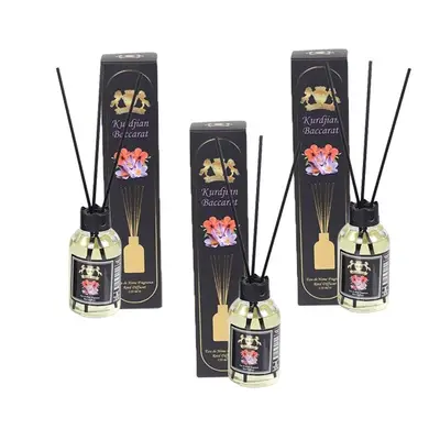 Set 3 Difuzoare de Camera cu Betisoare Golden Silva Baccarat, 3 x 110ml