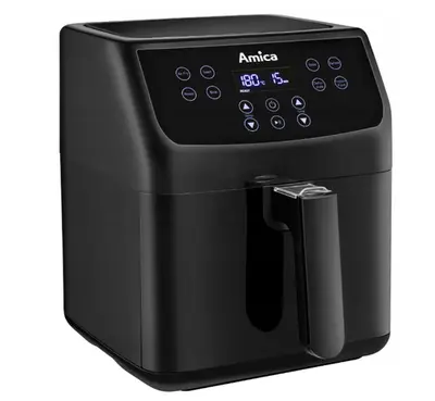 Friteuza cu ae cald Amica AFM 4011, 1.4kg, 6.8l, 1700W, temperatura 80-200C, design antiderapant…