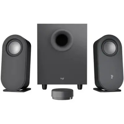 Boxe Z407 (980-001348) cu Subwoofer si Telecomanda Conectivitate Bluetooth RMS 40W Grafit
