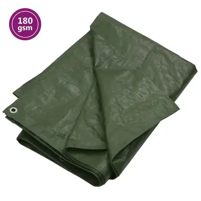Prelata 180 g/m2, verde, 6x12 m, hdpe