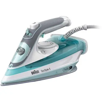 BRAUN Fier de calcat Braun TexStyle 5 SI5017GR, 2700 W, abur variabil 50g/min, jet de abur…