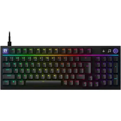 Tastatura Gaming Logitech G316 X 98, USB, iluminare RGB, layout US, Negru