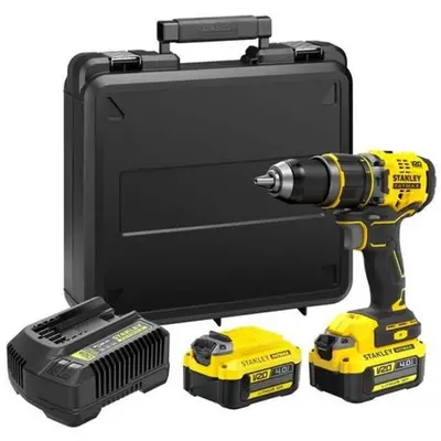 Stanley Masina de gaurit si Insurbat cu percutie pe acumulator Stanley Fatmax V20, SFMCD721M2K, 18…