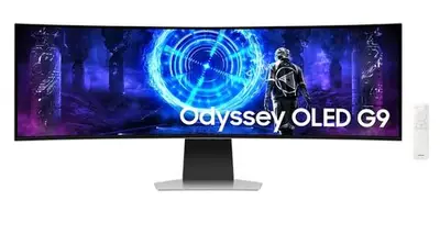 Monitor Gaming OLED Samsung 49inch LS49DG950SUXEN, DQHD (5120 x 1440), HDMI, DisplayPort, Boxe…