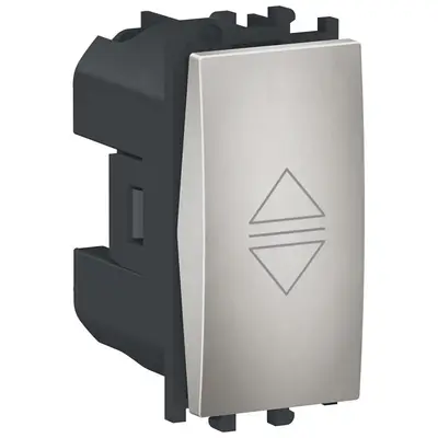 Intrerupator jaluzele 1 modul Schneider Easy Styl LMR0711004, argintiu
