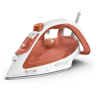 Tefal Fier de calcat Tefal EasyGliss Eco FV5782E0, 2800 W, abur variabil 50 g/min, talpa Durilium…