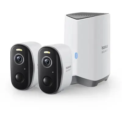 BASEUS Kit supraveghere video interior Baseus Security N1 HomeStation + 2 camere, 16GBFlash per…