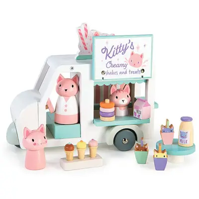 Tender Leaf Jucarie educativa, Furgoneta cu milkshake-uri a lui Kitty, Tender Leaf Toys - Kittys…