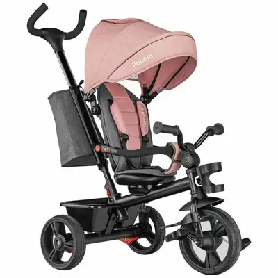 Tricicleta copii, Lionelo, Haari, Ultrapliabila, Multifunctionala, Suport picioare, Control al…