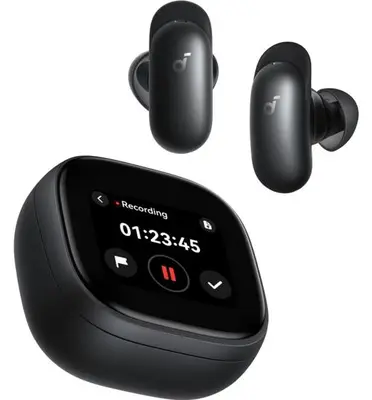 Casti True Wireless Anker SoundCore Liberty 5 Pro Max, Bluetooth, ANC, MultiPoint, Negru