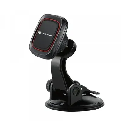 techsuit Suport Auto Magnetic Techsuit S6, Universal, Negru Rosu