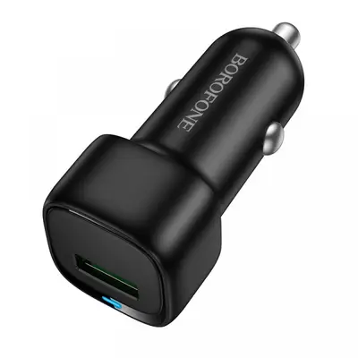 Borofone Incarcator Auto Borofone BZ34 Cloud, 18W, 3A, 1 x USB-A, Negru