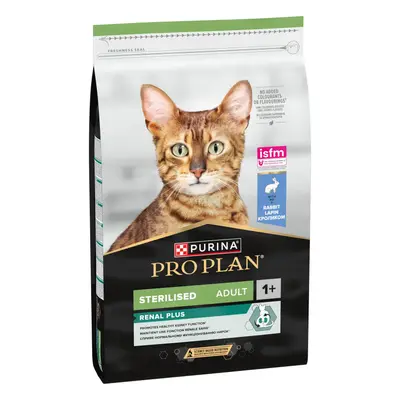 Hrana uscata pisici, ​Purina Pro Plan Sterilised Renal Plus, Iepure, 10 kg