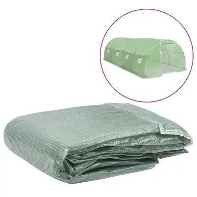 Copertina de rezerva pentru sera (18 m2), verde, 300x600x200 cm