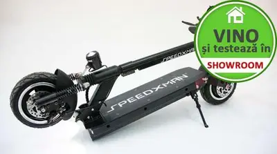 Trotineta electrica SPEEDXMAN 9, Viteza 40 Km/h, Autonomie 40-80 Km, Motor 500 W, Suspensie fata…
