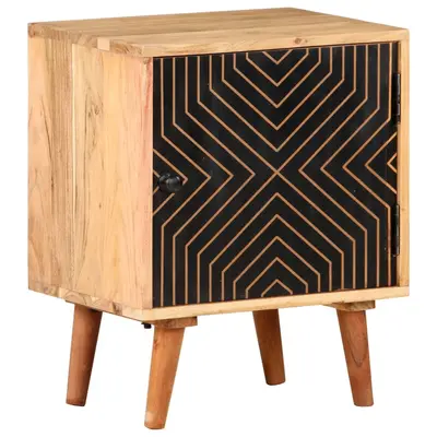 Noptiera, 40x30x50 cm, lemn masiv de acacia