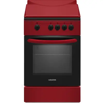 NobeLTek Aragaz NobeLTek NLT 5551R/G1, 50 cm, rosu