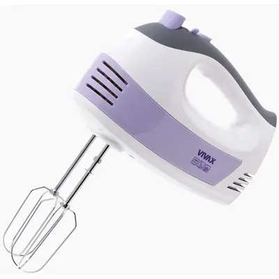VIVAX Mixer de mana Vivax HM-400WP, 400 W, 5 viteze, functie Turbo, Alb