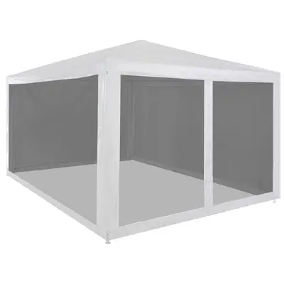 Cort de petrecere cu 4 pereti din plasa, 4 x 3 m