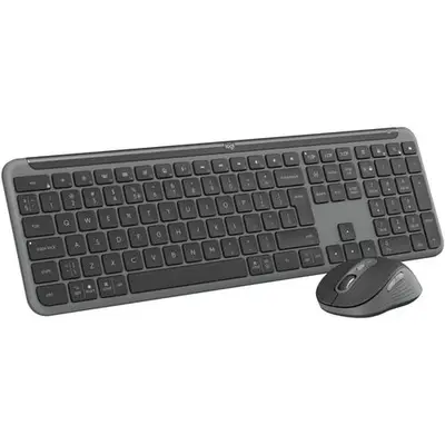 Kit tastatura si mouse Logitech Wireless Signature Slim MK950, 2.4GHz&Bluetooh, Easy-Switch, Flow…