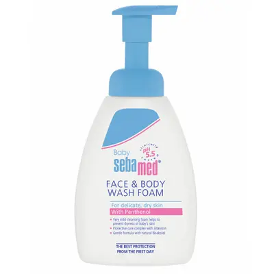 Spuma dermatologica de curatare pentru fata si corp, Sebamed Baby (Gramaj: 400 ml, Concentratie…