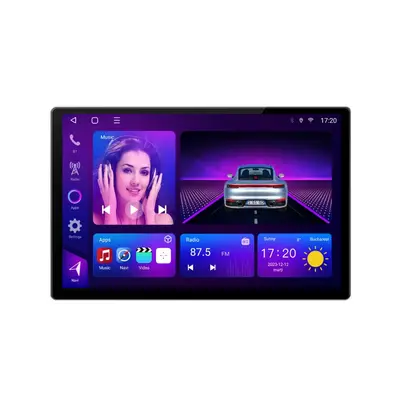 Navigatie dedicata cu Android Peugeot Traveller 2016 - 2024, 2GB RAM, Radio GPS Dual Zone, Display…