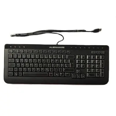 Tastatura ALIENWARE; layout: US; NEGRU; USB; MULTIMEDIA; "0VH31T"