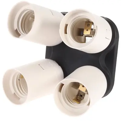 iShoot Splitter 4 in 1 lampa E27 lumina continua