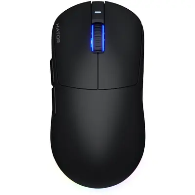 HATOR Mouse wireless Hator Quasar 3, 12K DPI, conectivitate 2.4GHz, bluetooth si USB, switch HATOR…