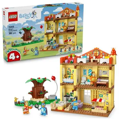 LEGO Bluey - Casa familiei lui Blue 11203, 382 piese