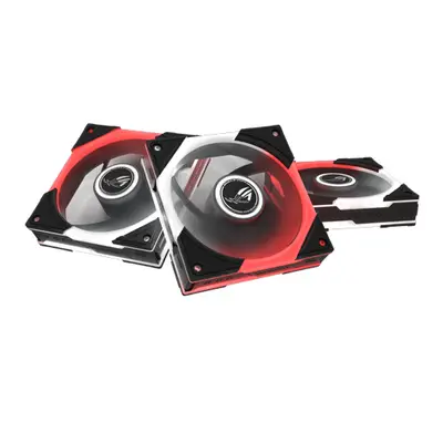 Ventilatoare ASUS ROG EURUX GR120 ARGB Reverse Triple Pack, FDB, 2200 RPM, 70 CFM, 3.0 mmH2O (Negru)