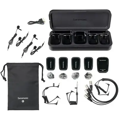 SARAMONIC Microfon wireless Saramonic Blink500 ProX B8, 1x Receiver, 4x Microfon, Autonomie…